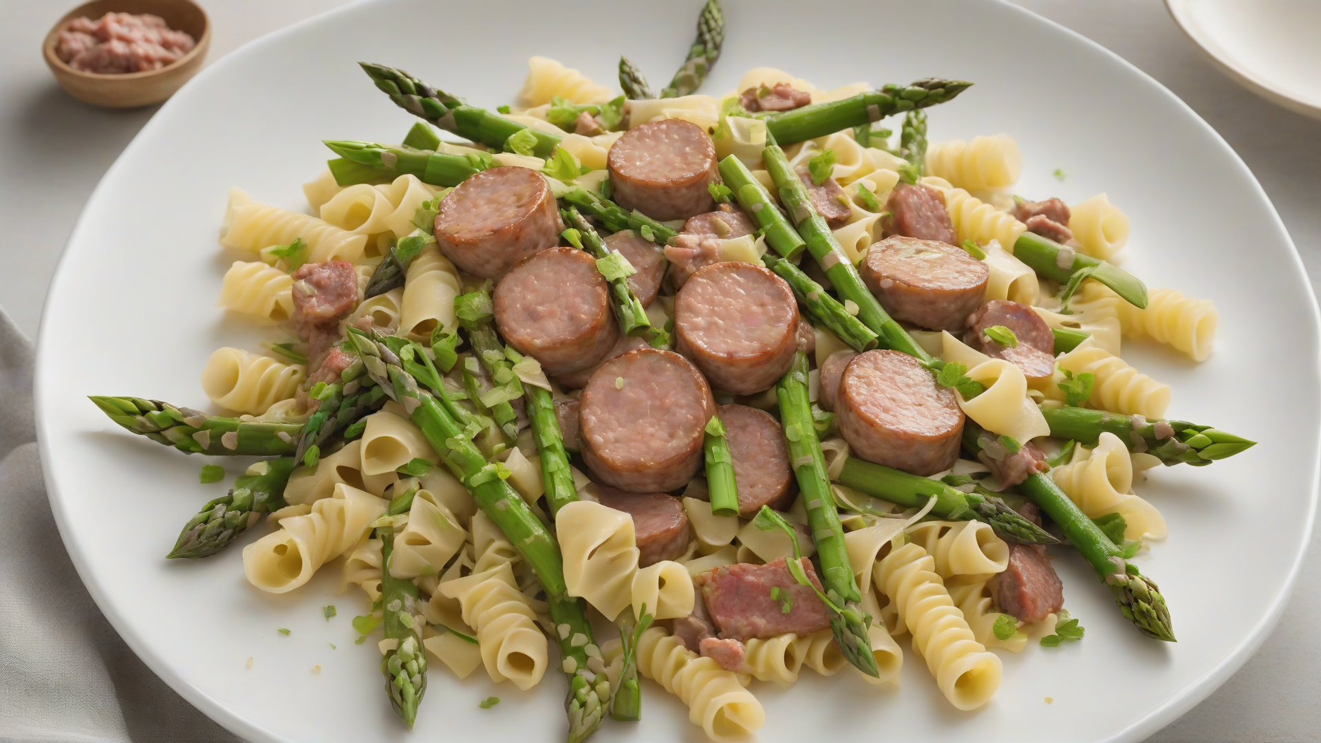 pasta salsiccia e asparagi